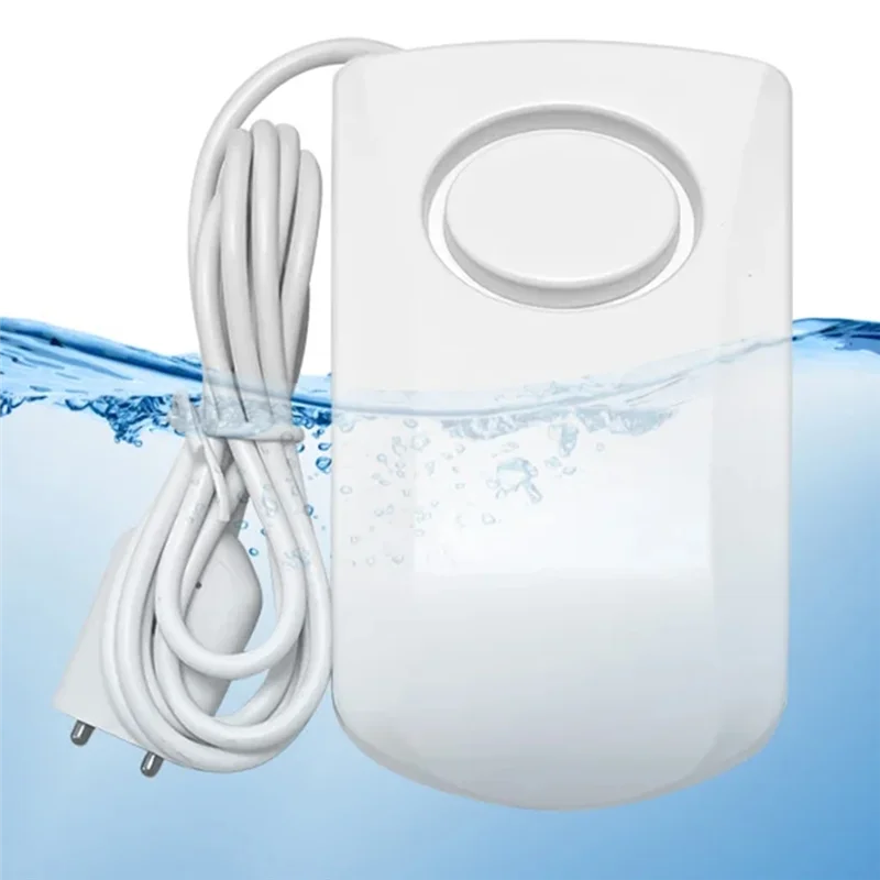 130dB Standalone Water Leak Sensor Detector – Flood Alarm Water Leak Detector Qme