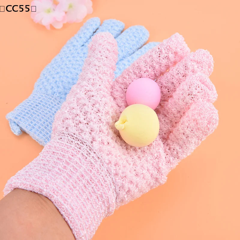 Exfoliating Bath Mitt Glove – Shower Scrub & SPA Body Glove Exfoliating Bath Glove Qst