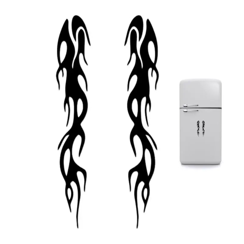 Reflective Flame Stickers – Waterproof Motorcycle Car Decals Motorcycle Decal Stickers Qst