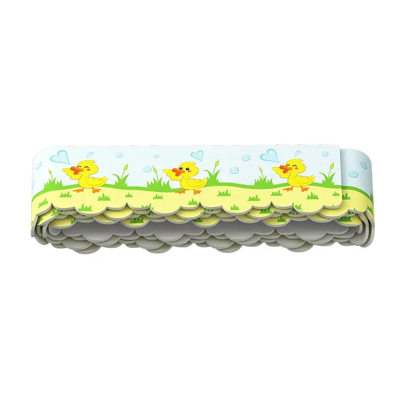 Self-Adhesive Waterproof Bathroom Sealing Tape 1.5m PVC Caulk Strip Waterproof Sealing Tape Qme Duck 3PCS