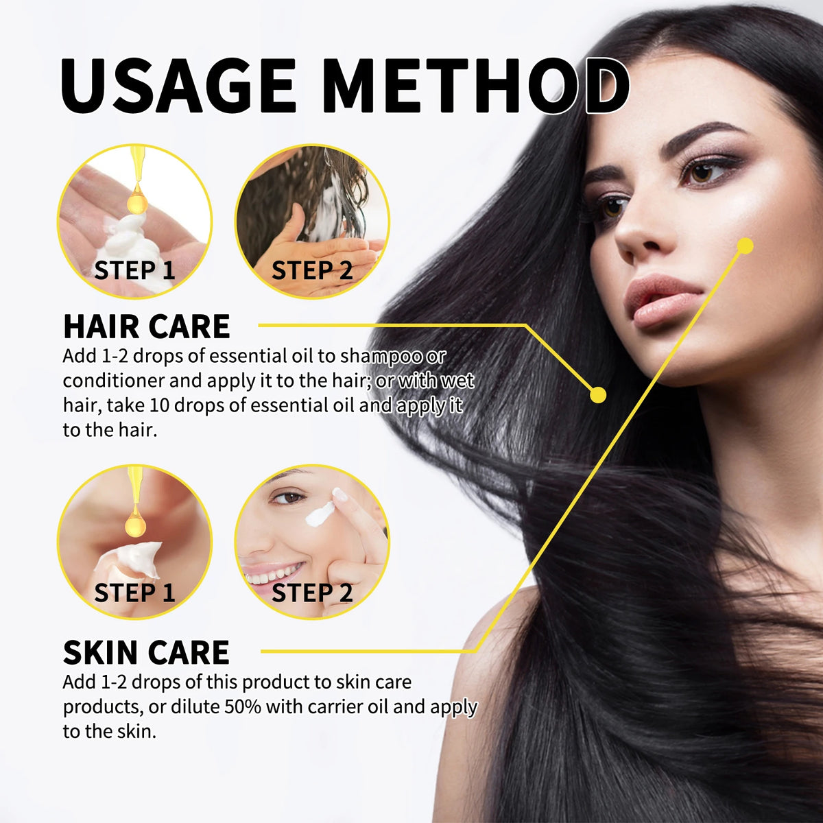 Eelhoe Hair Growth Essential Oil – Fuller, Thicker Hair Hair Growth Oil Qst
