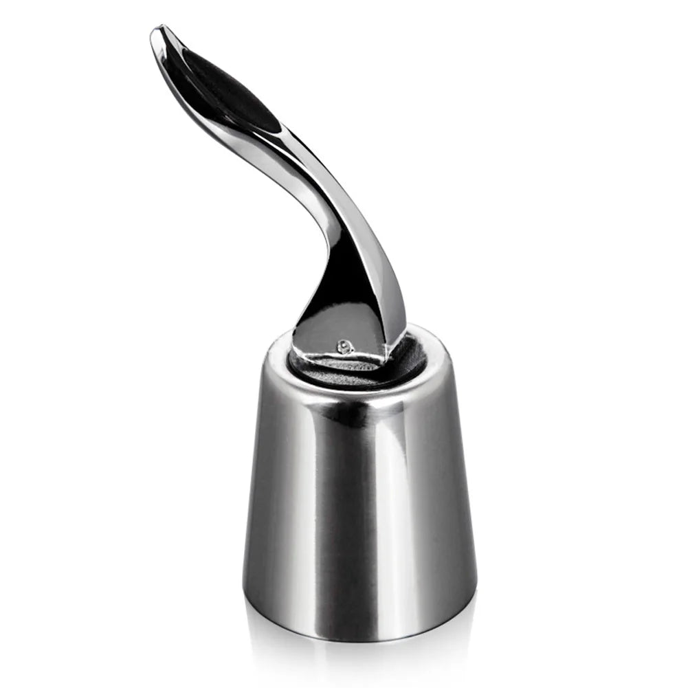 Stainless Steel Leak-Proof Wine Stopper & Beverage Preserver Wine Stopper Qme