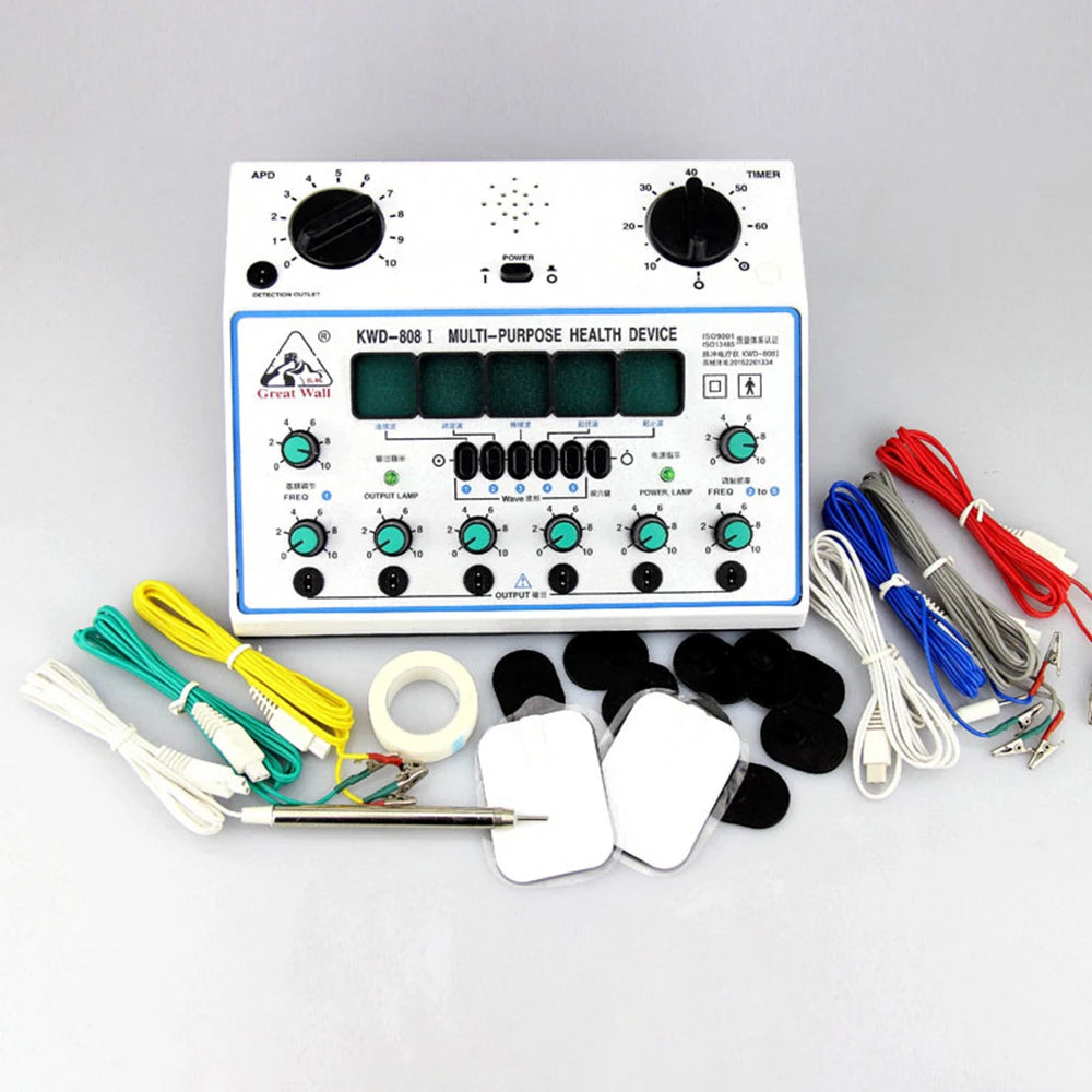 KWD808-I Electric Acupuncture Stimulator 6 Channel Massager Electric Acupuncture Stimulator Qst
