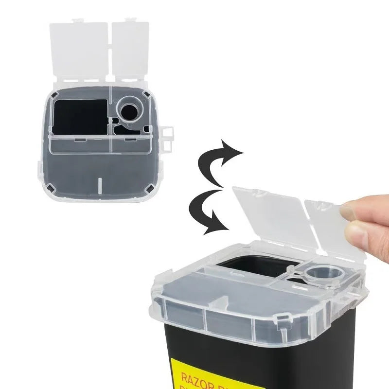 Razor Blade Disposal Case | Barber Sharps Recycling Bin Blade Disposal Case Qme