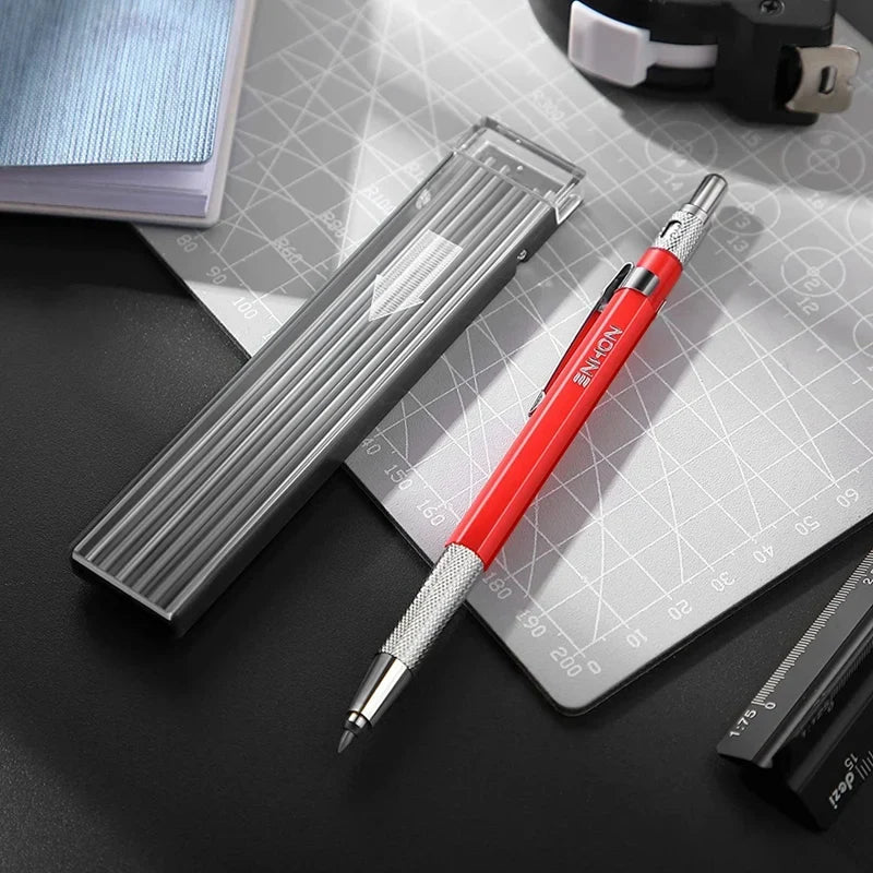 Silver Streak Welder's Mechanical Pencil & Metal Marker Refills Metal Marking Pencil Qme