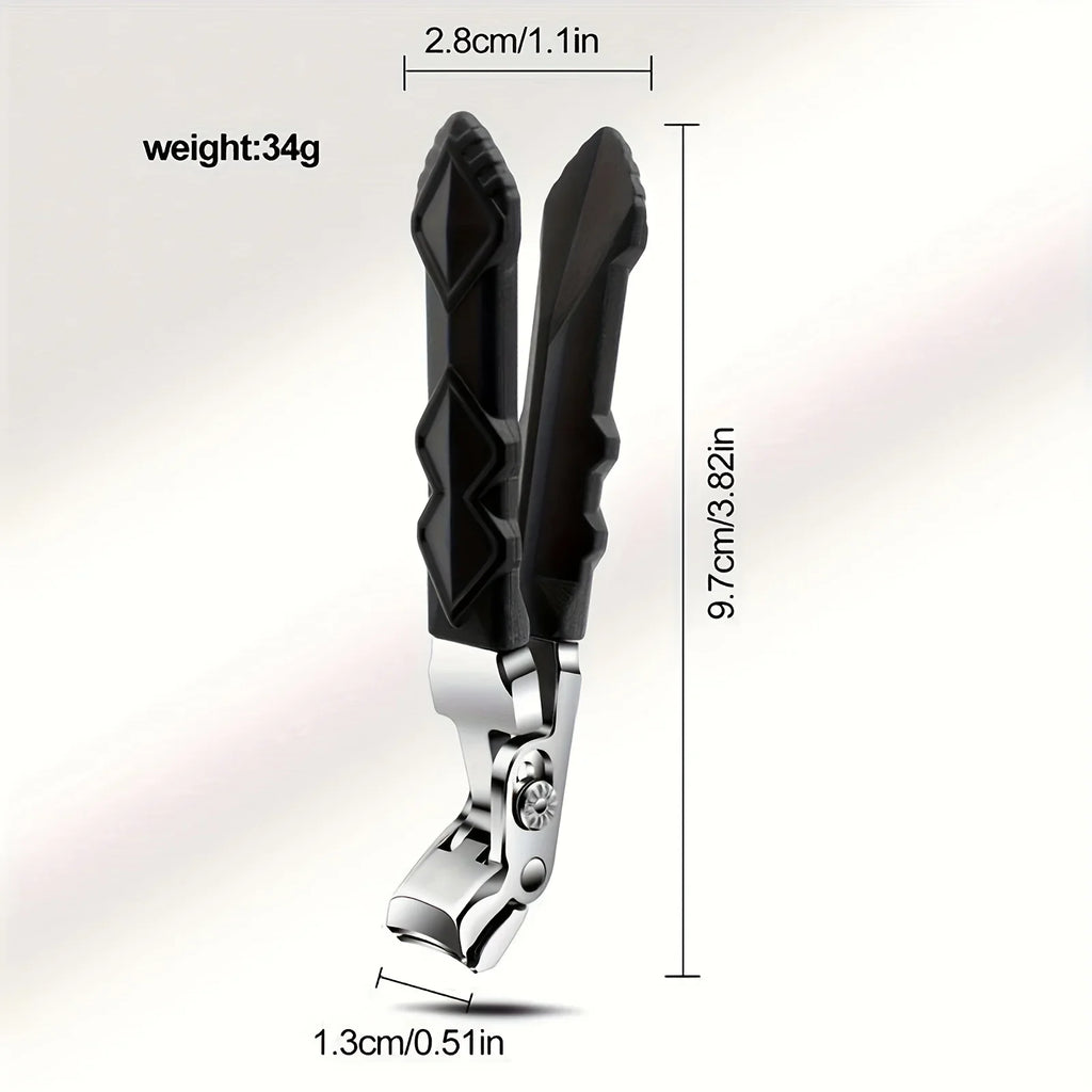 Ergonomic Angled Toenail Clipper for Thick Nails | Seniors Ergonomic Nail Clipper Qme