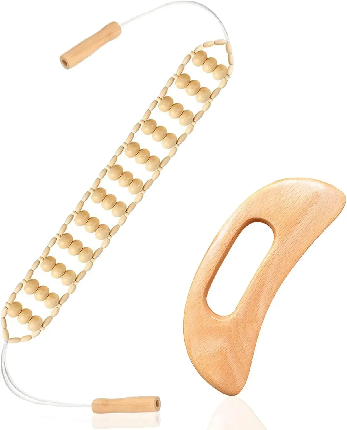 Wooden Therapy Massage Set – Gua Sha & Maderoterapia Tools Wooden Massage Set Qst 2PCS-4