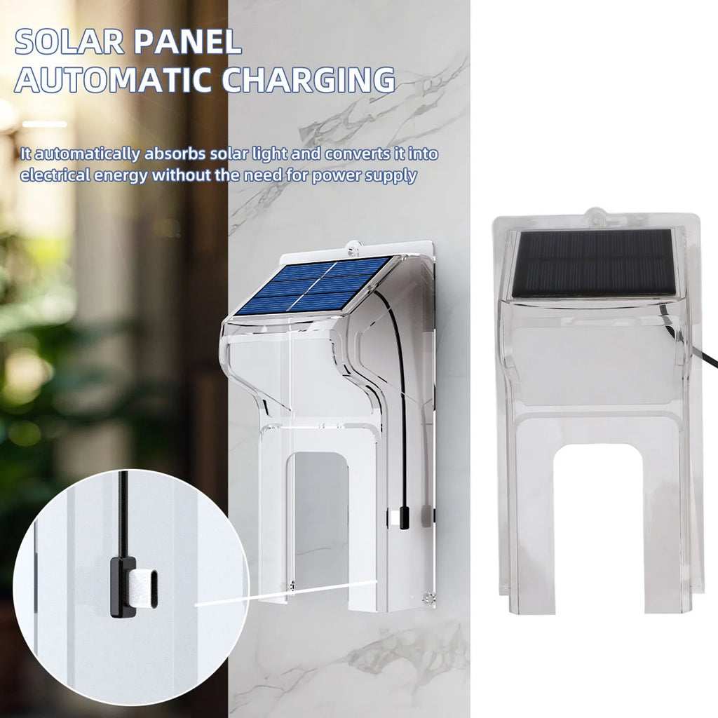 Solar Powered Weatherproof Doorbell Rain Cover – ABS Doorbell Rain Cover Qst