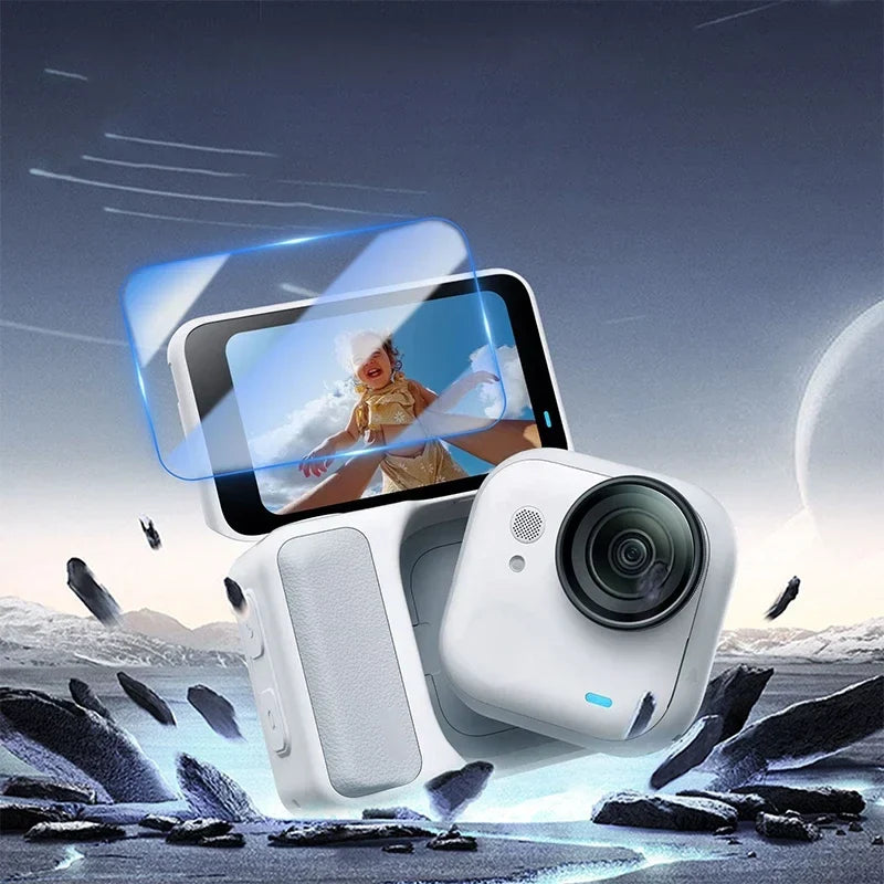 Insta360 GO Ultra Tempered Glass Screen Protector HD Films Camera Screen Protector Qme