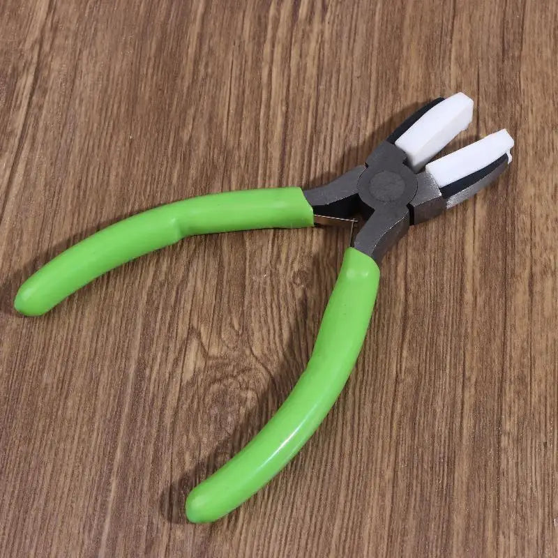 Nylon Jaw Flat Nose Pliers – Beading & Jewelry DIY Tool Jewelry Making Pliers Qme A3