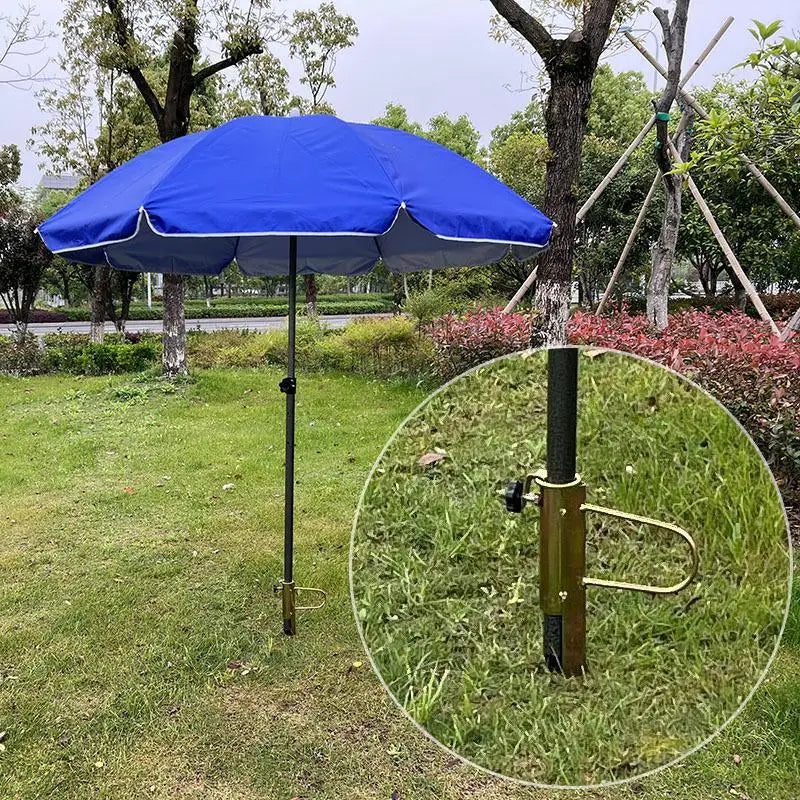 Anchor Metal Patio Umbrella Holder & Garden Parasol Stand Umbrella Anchor Stand Qme