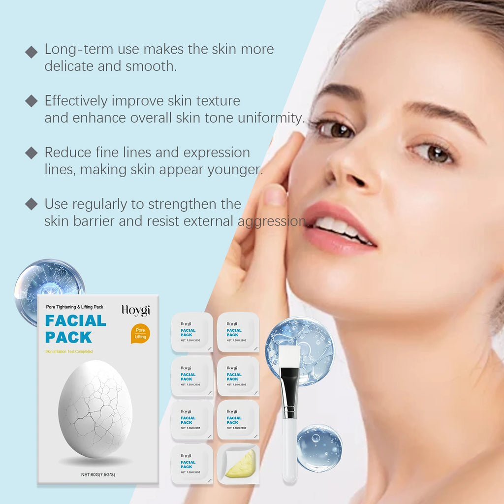 Hoygi Cleansing Smear Mask – Exfoliate, Hydrate & Brighten Skin Face Mask Treatment Qst
