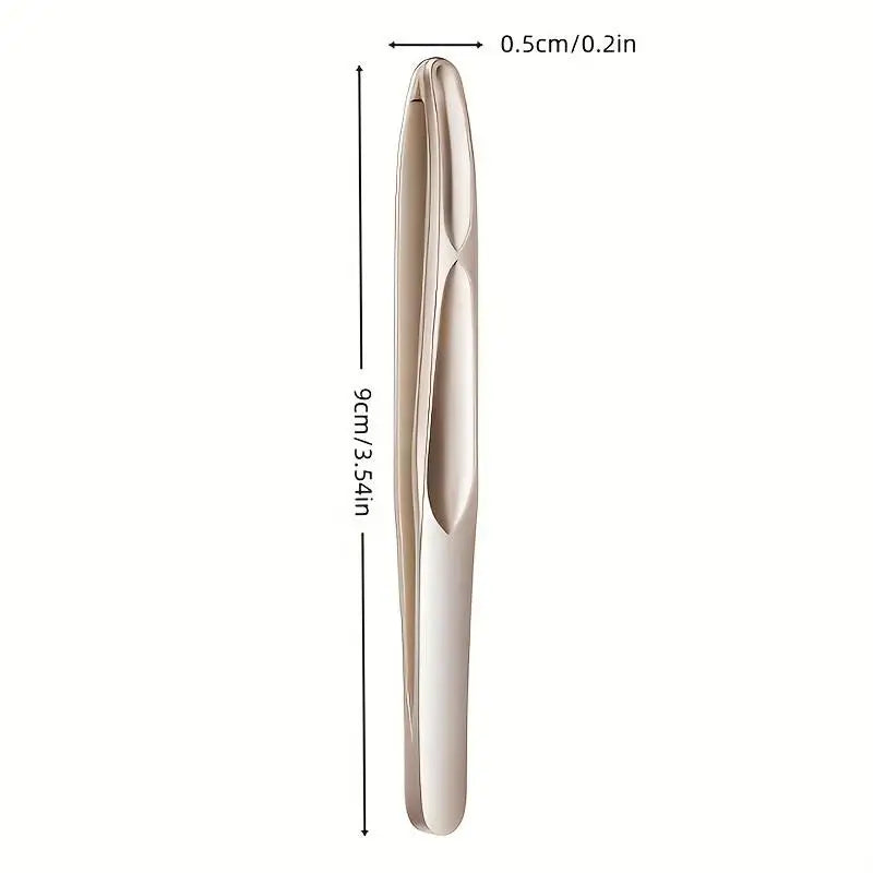 Precision Round Tip Eyebrow Tweezers – Stainless Steel Eyebrow Tweezers Qst