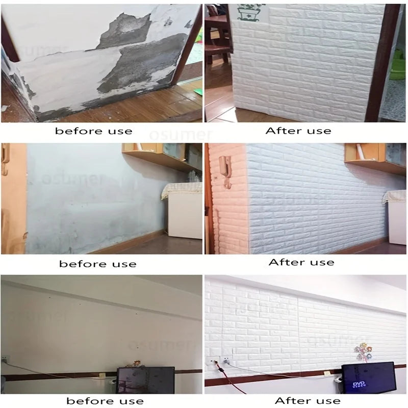 Self Adhesive Peel & Stick Wallpaper 70x100cm | 18 Designs Peel & Stick Wallpaper Qme