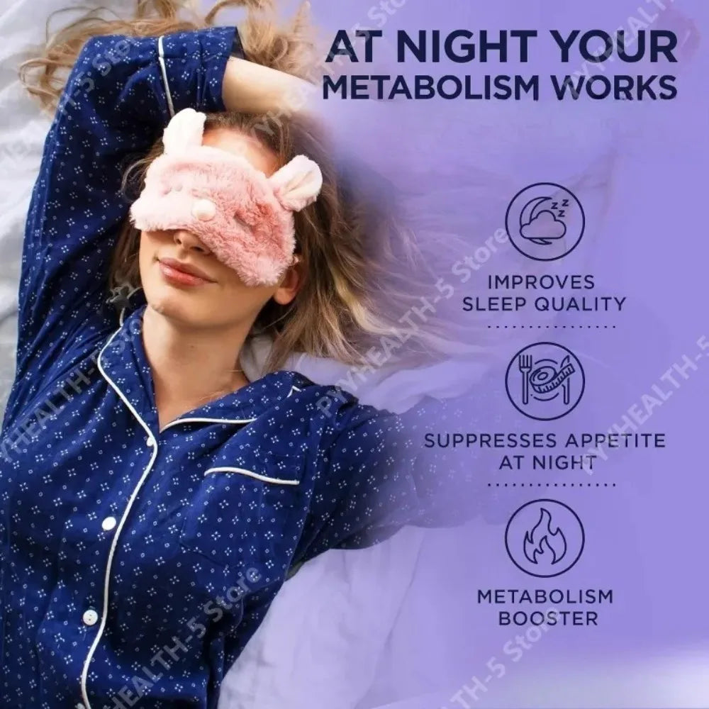 Night Time Wellness Capsules – Sleep & Relaxation, 60 Count Wellness Supplement Qst