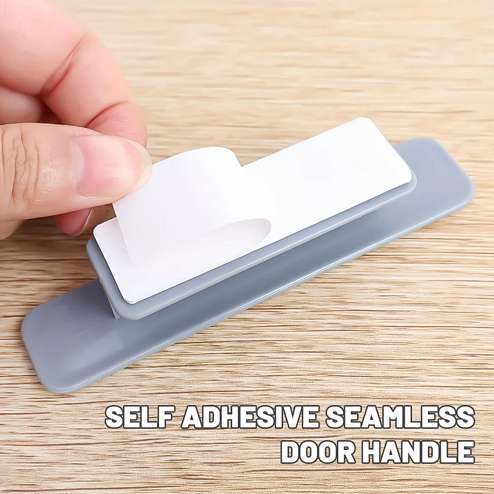 Self-Adhesive No-Drill Door Handles – Set of 2 Cabinet Pulls Cabinet Door Handle Qme