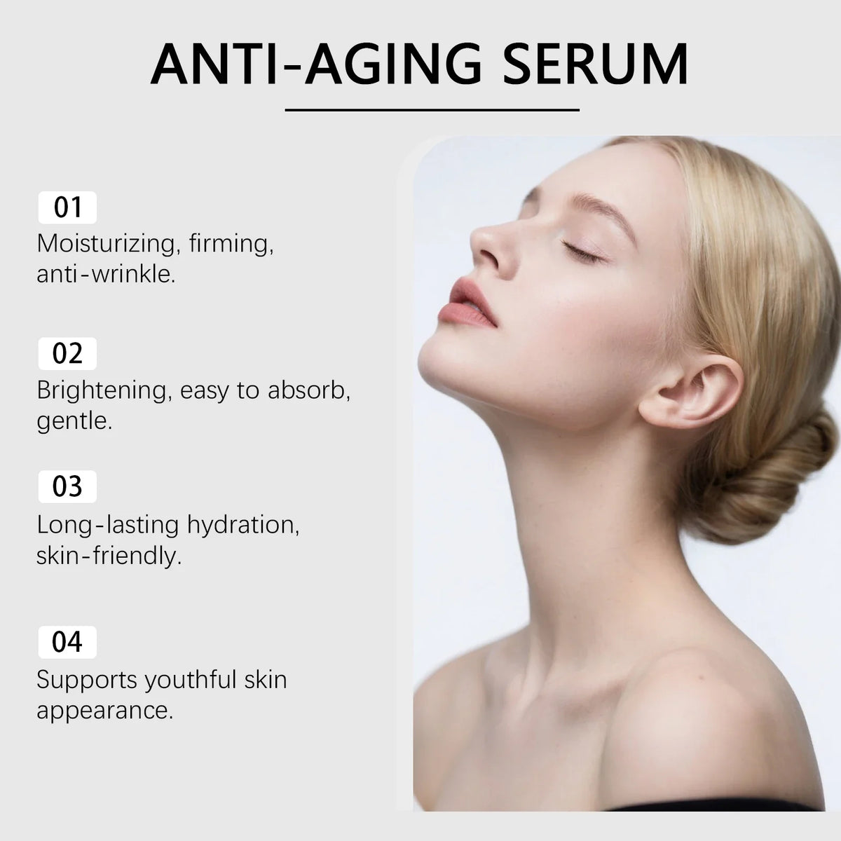 Retinol Anti-Aging Serum – Firming, Brightening & Hydrating | Qme Anti-Aging Facial Serum Qme