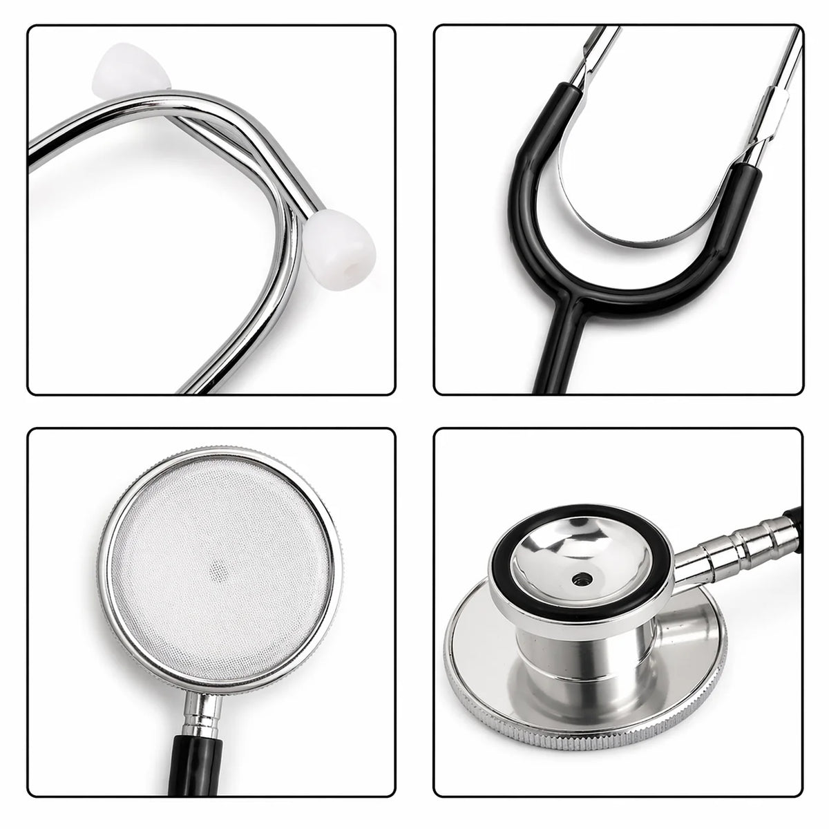 Dual Head Stethoscope – Aluminum, Students & Home Use Dual Head Stethoscope Qst
