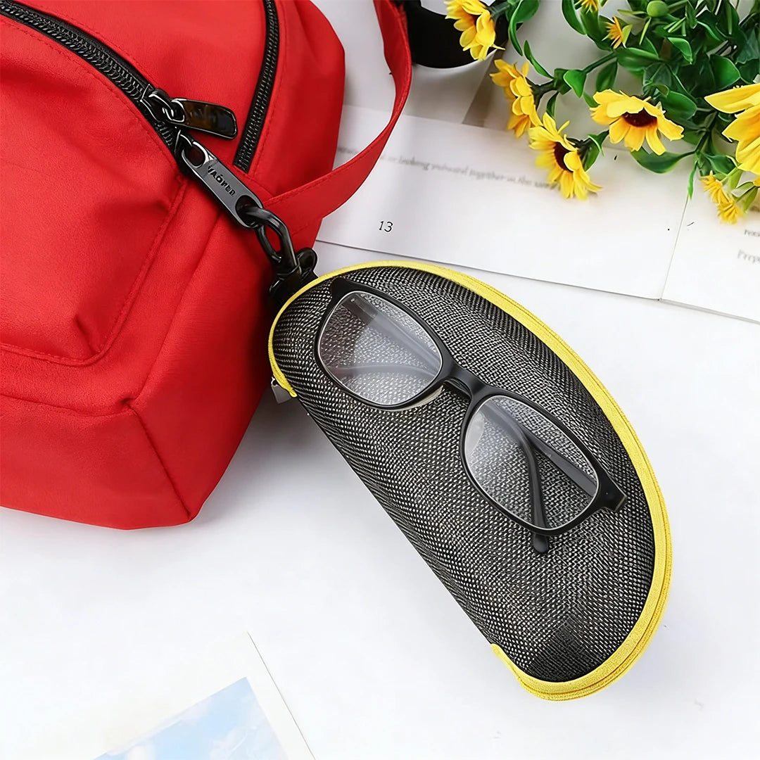 VOPHA Portable Zipper Sunglasses Case EVA Travel Glasses Box Eyeglass Case Qst