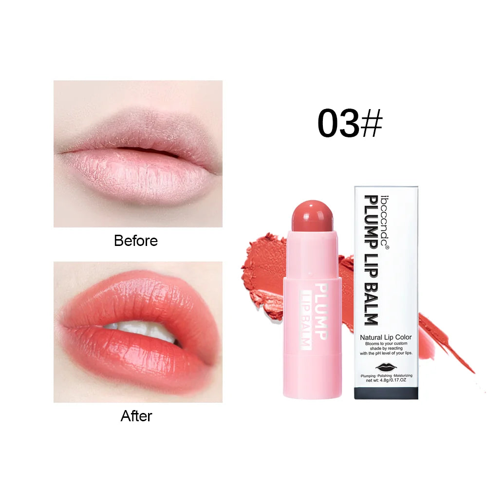 Tinted Plumping Lip Balm with Peptide – 4 Colors Tinted Lip Balm Qst 03
