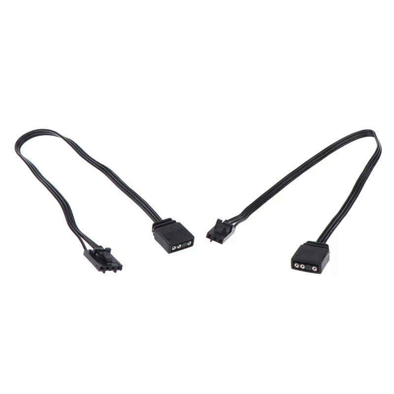 Corsair RGB to ARGB 4-Pin 3-Pin Adapter Cable – 28cm RGB Adapter Cable Qme
