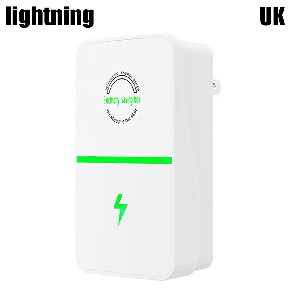 Home Power Energy Saver Plug – US UK EU Stable Voltage Energy Saver Plug Qme F