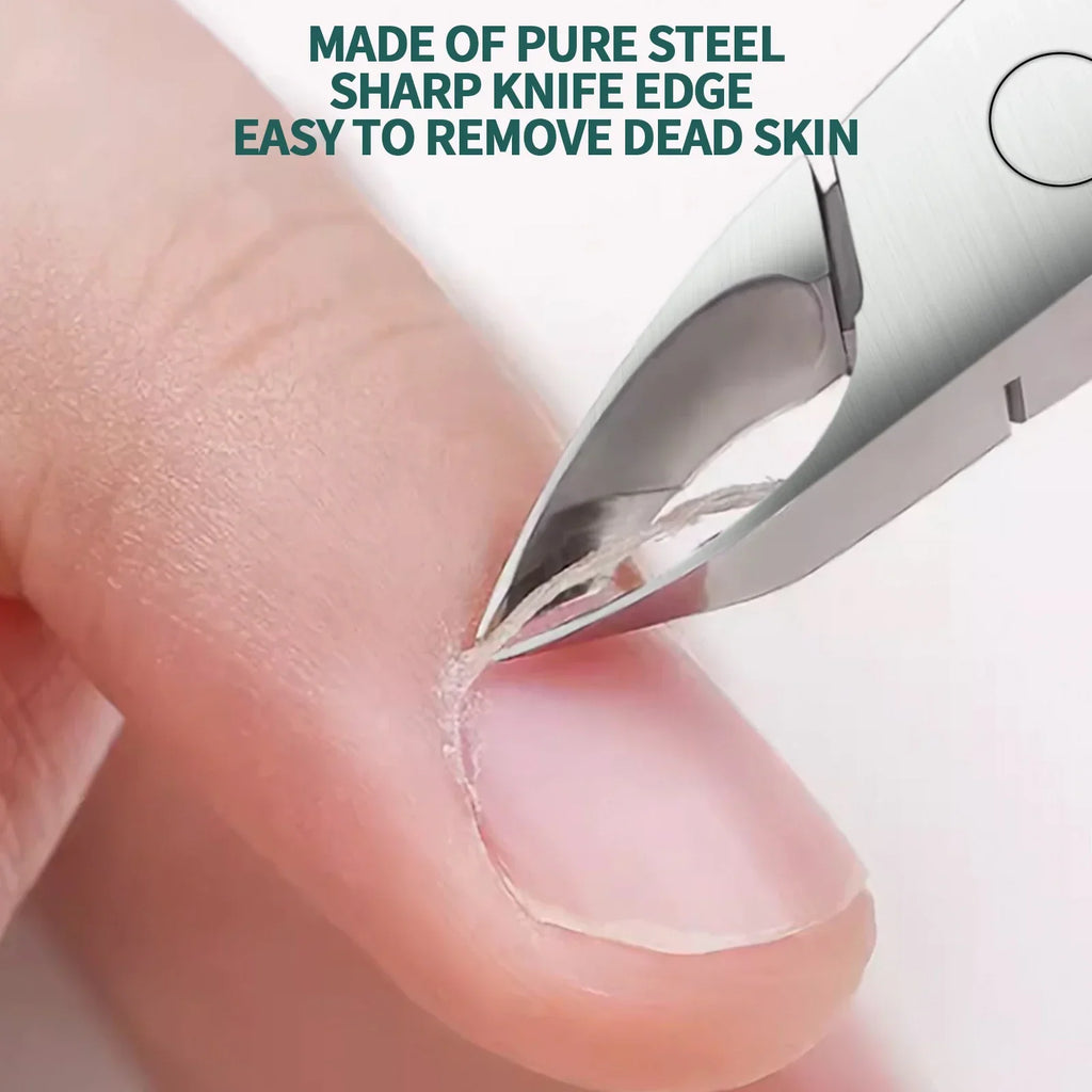 Nailpop Stainless Steel Cuticle Trimmer & Pusher Set Cuticle Trimmer Set Qme