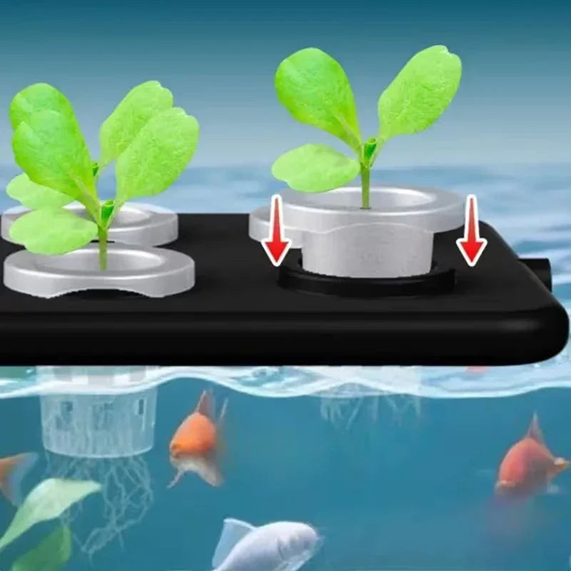 Floating Hydroponic Aquarium Planting Board | Soilless Decor Aquarium Planting Board Qme