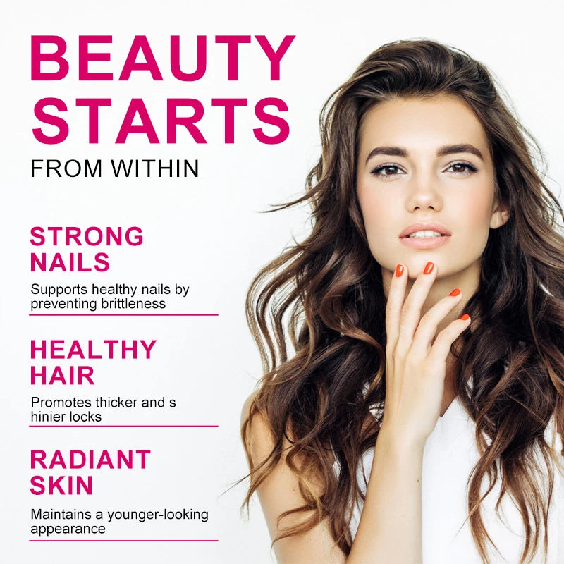Collagen Biotin Capsules – Skin, Hair, Nails & Joints | Daitea Collagen Supplement Qst