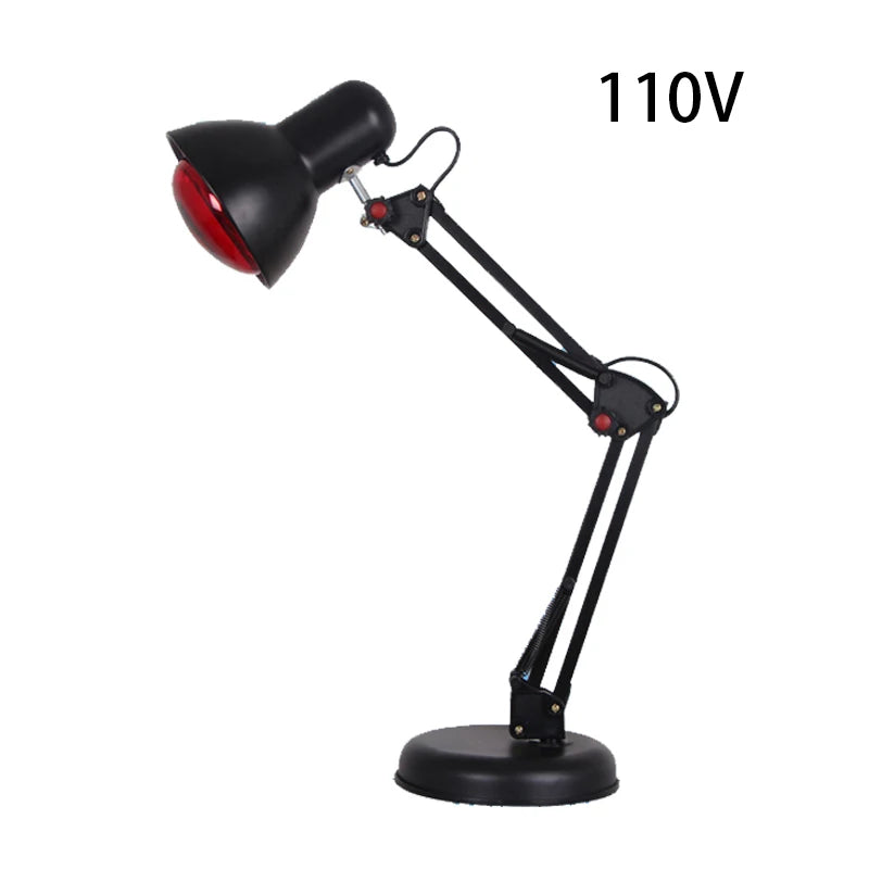 VamsLuna 150W Infrared Heating Lamp – Muscle Relaxation Infrared Heating Lamp Qst 110v black US PLUG