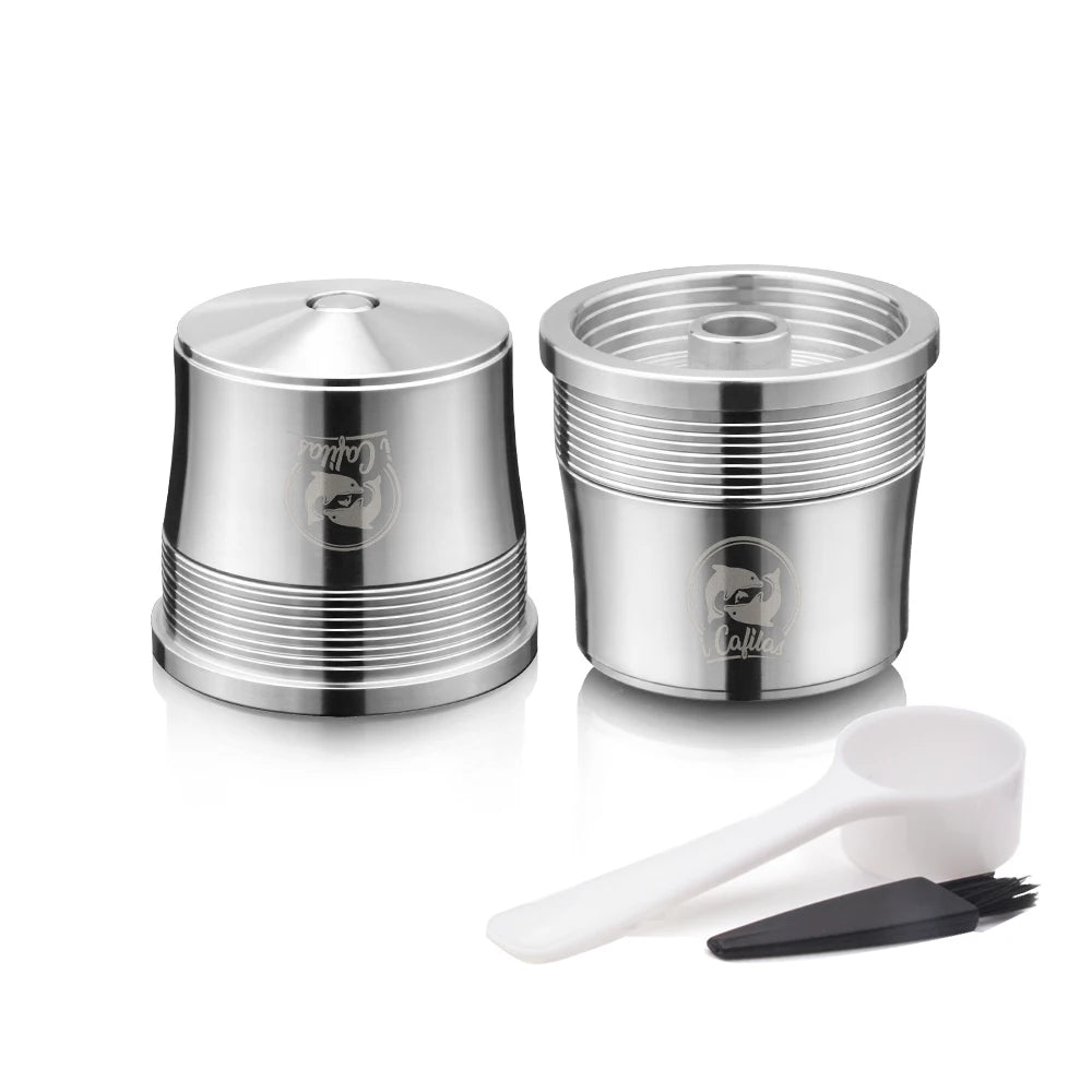 Reusable Stainless Steel Coffee Pods for Illy X7.1 X8 X9 Y5 Refillable Coffee Pods Qst 2pods