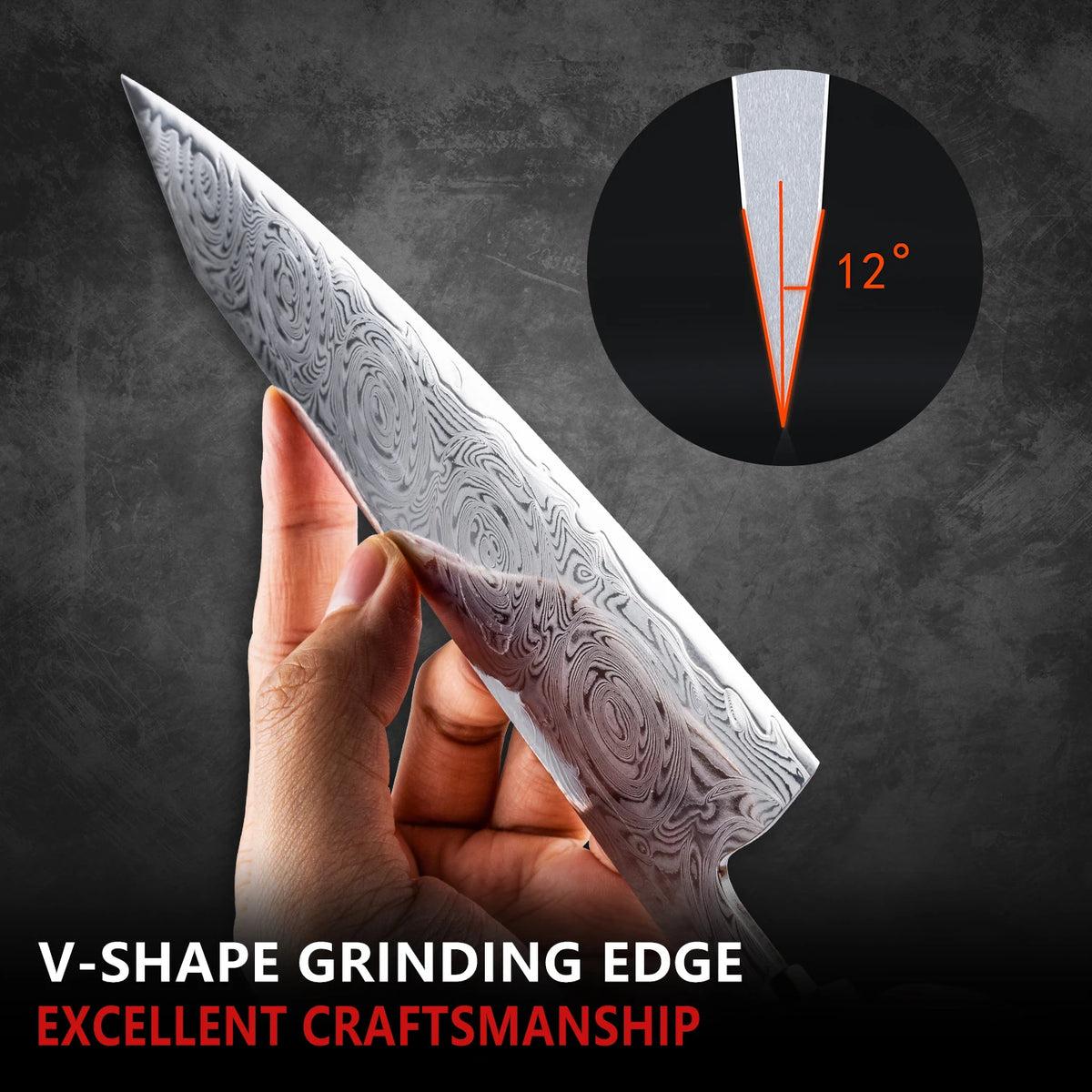 67-Layer Damascus Steel Knife Blank – DIY Custom Chef Blade Damascus Knife Blank Qst