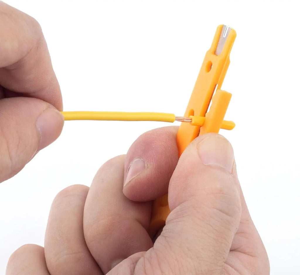 Wire Stripper Finger Loop Cable Cutter & Punch Down Tool Wire Stripper Tool Qme