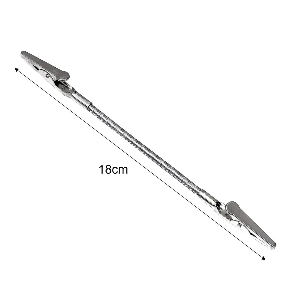 Stainless Steel Long Tail Clip – Photo & Paper Holder, 18cm Desk Clip Holder Qme