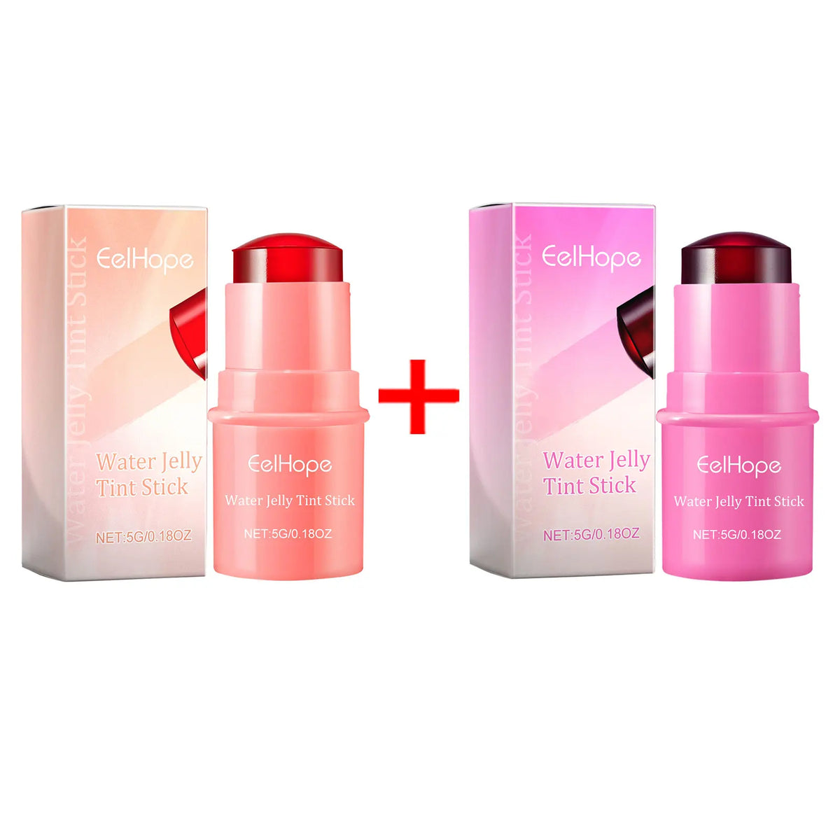 Eelhope 3-in-1 Milk Jelly Tint Blush & Lip Color Stick Blush & Lip Tint Qst A and D