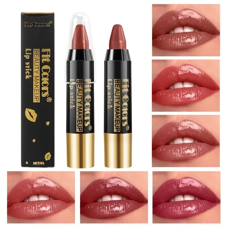 Qme Velvet Matte Tint Crayon Lipstick – Moisturizing, Waterproof Crayon Lipstick Qme