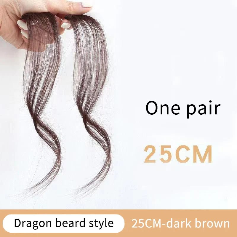 3D Clip-In Synthetic Bang Hairpiece – Invisible Natural Fringe Clip-In Bang Hairpiece Qst
