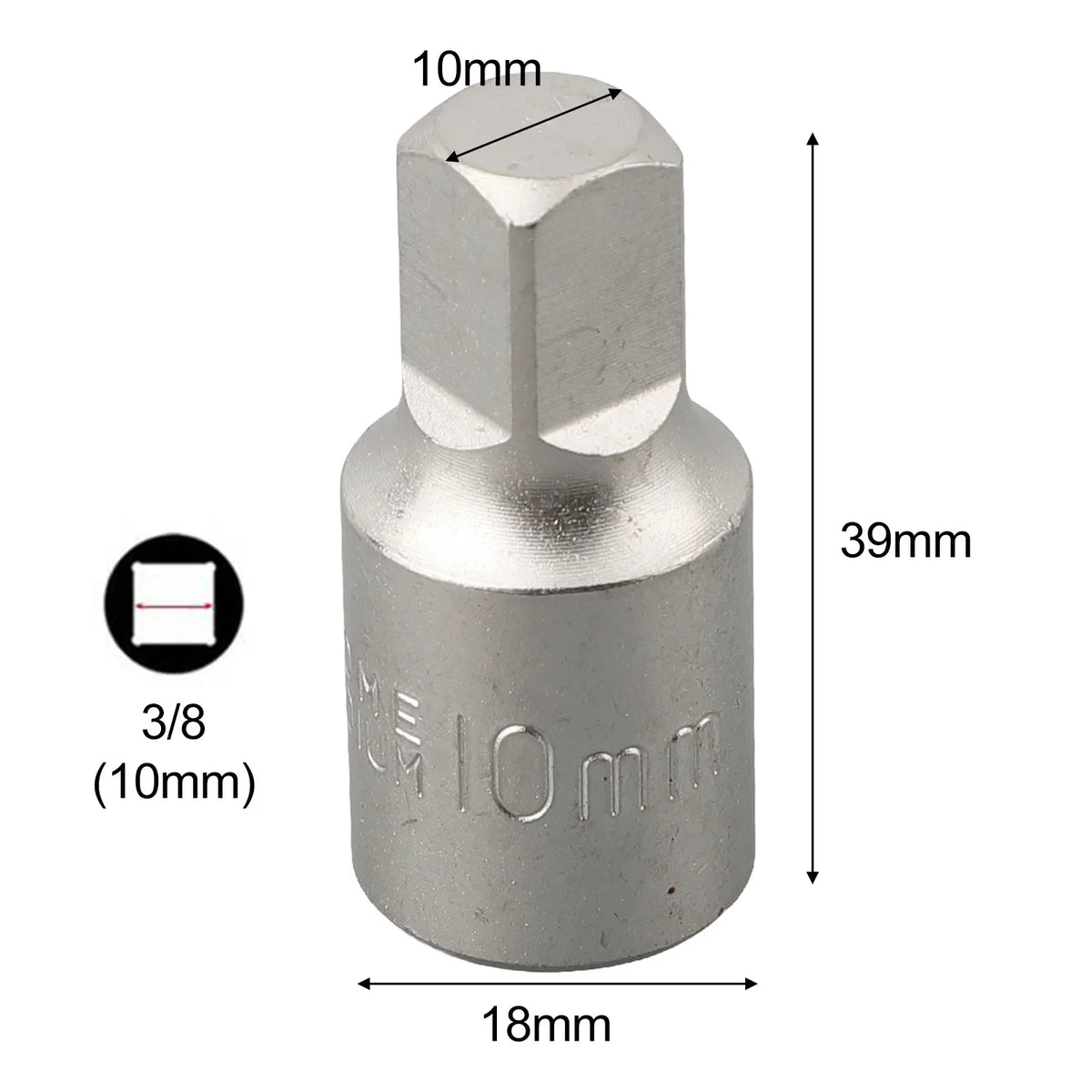 Gearbox Oil Drain Socket Wrench M16 H17 S8 S10 Auto Repair Socket Wrench Qme S10