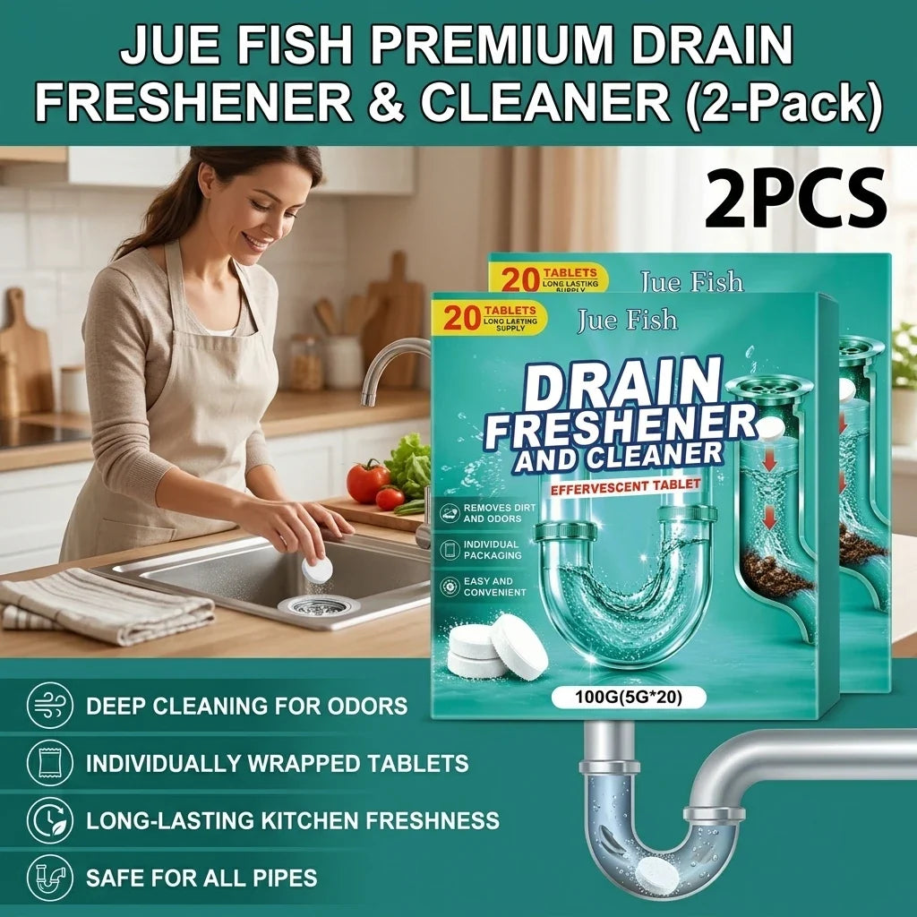 Sink Drain Cleaning Tablets – Remove Grease & Food Residue Drain Cleaning Tablets Qme
