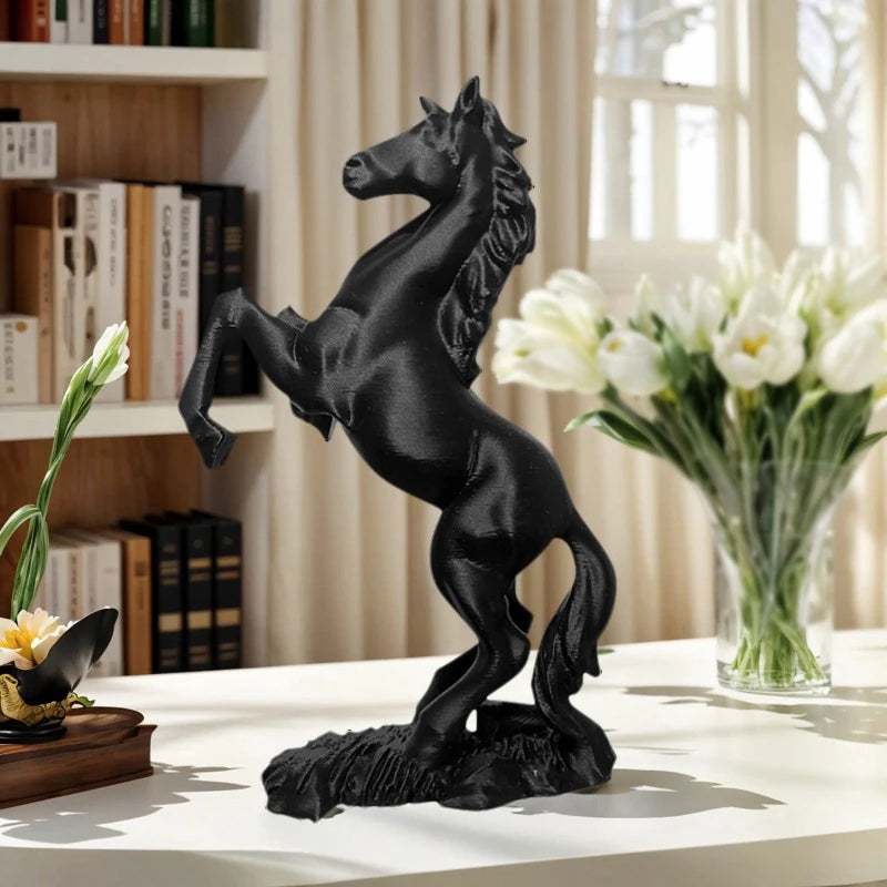 3D Printed Pegasus Horse Statue – Modern Home & Office Décor Decorative Sculpture Qst