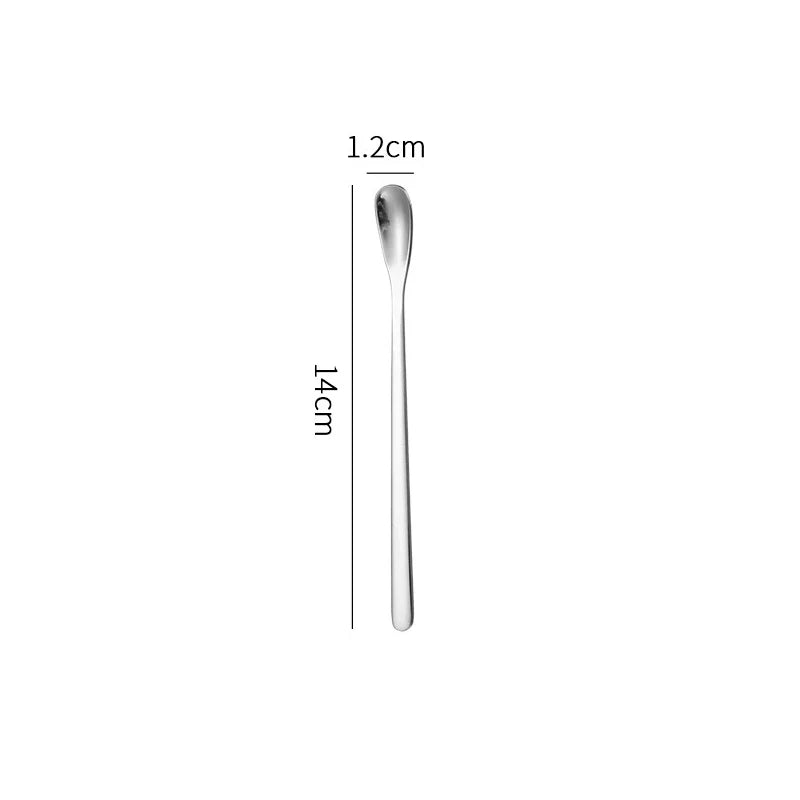 Long Handle Stainless Steel Stirring Spoon – Coffee & Tea Stirring Spoon Qst 1 Silver
