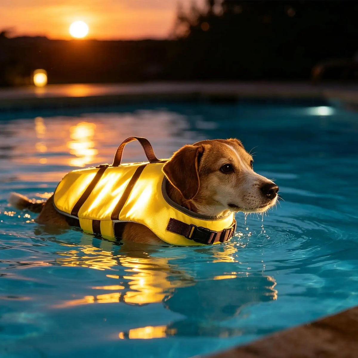 Dog Life Vest – Reflective Float Jacket with Handle | S-M-L Dog Life Jacket Qme