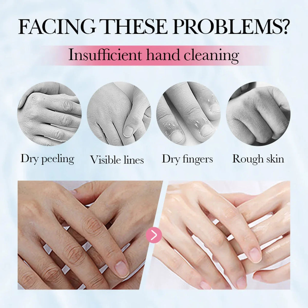 Collagen Cherry Blossom Hand Cream – Deep Moisturizing, Smooth Skin Moisturizing Hand Cream Qme