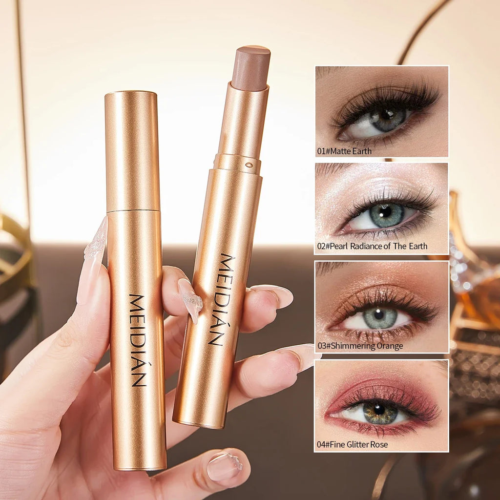 Qme 3-Color Eyeshadow Stick – Waterproof & Easy Apply Eyeshadow Stick Qme