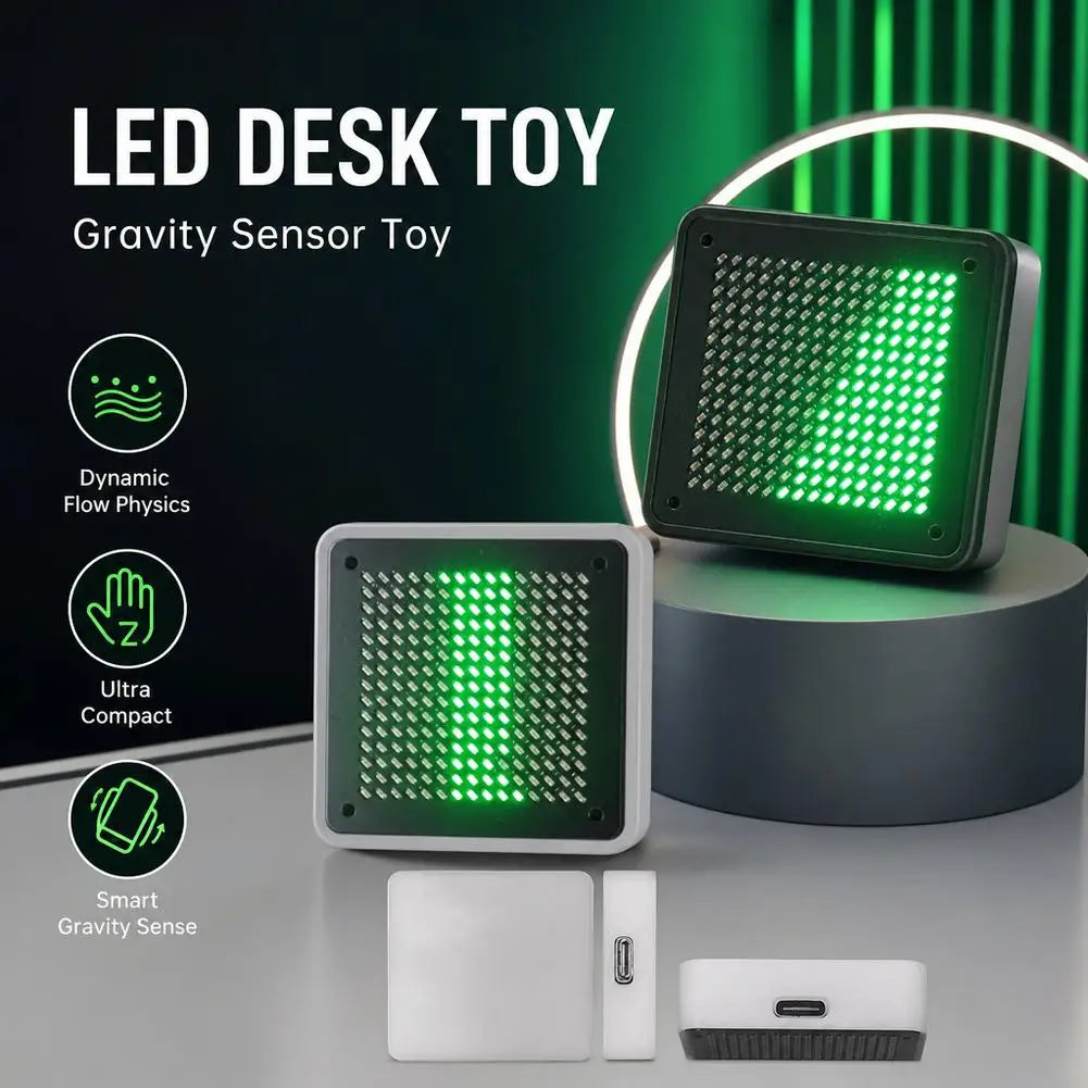 LED Fluid Simulation Water Flow Esports Desk Ornament LED Desk Ornament Qme