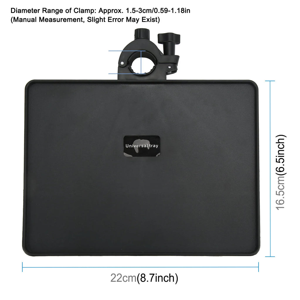 Adjustable ABS Sound Card Tray for Mic & Music Stands Microphone Stand Tray Qst