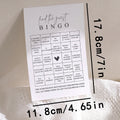 Bridal Shower Bingo Game Cards 10-Pack – Find the Guest Bridal Shower Game Qme 10PCs