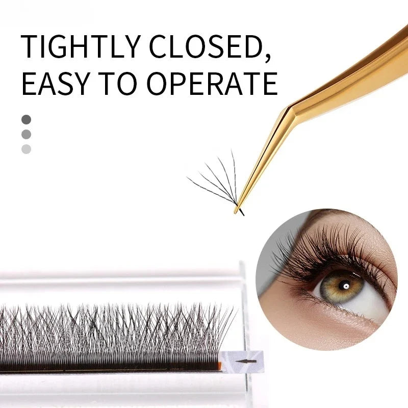 Stainless Steel Tweezers – Lash Extension & Nail Art Tool Lash & Nail Tweezers Qme