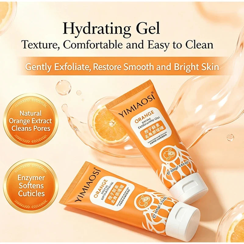 Orange Exfoliating Gel Body Scrub – Smooth Skin | Qme Body Exfoliating Scrub Qme