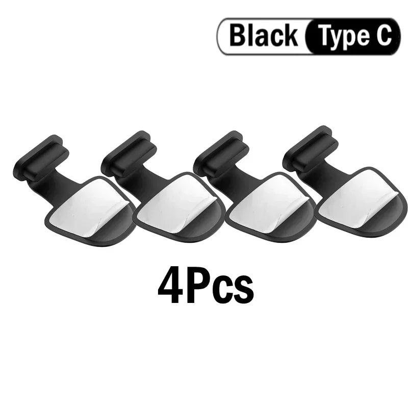USB Type-C & iPhone Charging Port Dust Plugs | 2–4 Pack Port Dust Plugs Qme 4Pcs-Black-Type C
